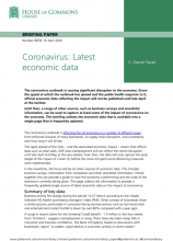 Coronavirus: Latest economic data: (Briefing Number: Number 8878)